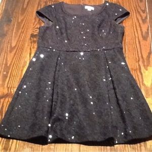 Black Calvin Klein Sequin Dress